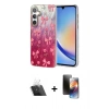 MARSİLYAN™- Galaxy A34 5G Kılıf Zirve Modern Prime - Siyah 3D Antistatik Mat Seramik Nano Ekran Koruyucu + Kamera Lens Koruma Cam - SF