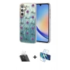 MARSİLYAN™- Galaxy A34 5G Kılıf Zirve Modern Prime - Siyah 3D Antistatik Seramik Nano Ekran Koruyucu + Kamera Lens Koruma Cam - SF