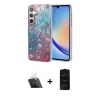 MARSİLYAN™- Galaxy A34 5G Kılıf Zirve Modern Prime - Siyah 6D Antistatik Mat Seramik Hayalet Nano Ekran Koruyucu + Kamera Lens Koruma Cam - SF