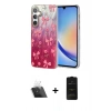 MARSİLYAN™- Galaxy A34 5G Kılıf Zirve Modern Prime - Siyah 6D Antistatik Mat Seramik Hayalet Nano Ekran Koruyucu + Kamera Lens Koruma Cam - SF