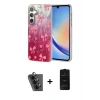 MARSİLYAN™- Galaxy A34 5G Kılıf Zirve Modern Prime - Siyah 6D Antistatik Mat Seramik Hayalet Nano Ekran Koruyucu + Valdez Metal Kamera Lens - SH