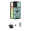 MARSİLYAN™- Galaxy A35 5G Kılıf Ahenk Klasik - Siyah Joko Magic 5D Cam + Kamera Lens Koruma Cam - SF