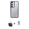 MARSİLYAN™- Galaxy A35 5G Kılıf Akış Çizgi Koleksiyonu - Siyah Joko Magic 5D Cam + Kamera Lens Koruma Cam - SF