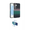 MARSİLYAN™- Galaxy A35 5G Kılıf Doruk Serisi - Siyah 3D Antistatik Cam Ekran Koruyucu