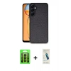 MARSİLYAN™- Galaxy A35 5G Kılıf Kıvılcım Işık Serisi - Şeffaf Pasifik Cam Ekran Koruyucu + Raze Metal Kamera Lens - SH