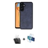 MARSİLYAN™- Galaxy A35 5G Kılıf Kıvılcım Işık Serisi - Siyah 3D Antistatik Seramik Nano Ekran Koruyucu + Kamera Lens Koruma Cam - SF