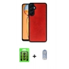 MARSİLYAN™- Galaxy A35 5G Kılıf Kıvılcım Işık Serisi - Siyah Joko Magic 5D Cam + Raze Metal Kamera Lens - SH