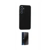MARSİLYAN™- Galaxy A35 5G Kılıf Kozmos Yansıma Özel Seri - Siyah 3D Antistatik Hayalet Cam Ekran Koruyucu