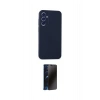 MARSİLYAN™- Galaxy A35 5G Kılıf Kozmos Yansıma Özel Seri - Siyah 3D Antistatik Hayalet Cam Ekran Koruyucu