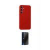 MARSİLYAN™- Galaxy A35 5G Kılıf Kozmos Yansıma Özel Seri - Siyah 3D Antistatik Hayalet Cam Ekran Koruyucu