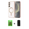 MARSİLYAN™- Galaxy A35 5G Kılıf Nova Işık Özel Seri - Siyah 6D Antistatik Mat Seramik Hayalet Nano Ekran Koruyucu + Siyah Raze Metal Kamera Lens