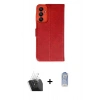 MARSİLYAN™- Galaxy A35 5G Kılıf Siluet Işık Serisi - Siyah Joko Magic 5D Cam + Kamera Lens Koruma Cam - SF