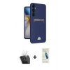 MARSİLYAN™- Galaxy A35 5G Kılıf Vadi Çizgi Prime - Şeffaf Pasifik Cam Ekran Koruyucu + Kamera Lens Koruma Cam - SF