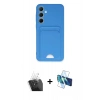 MARSİLYAN™- Galaxy A35 5G Kılıf Vadi Çizgi Prime - Siyah 3D Antistatik Seramik Nano Ekran Koruyucu + Kamera Lens Koruma Cam - SF