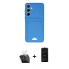 MARSİLYAN™- Galaxy A35 5G Kılıf Vadi Çizgi Prime - Siyah 6D Antistatik Mat Seramik Hayalet Nano Ekran Koruyucu + Kamera Lens Koruma Cam - SF