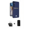 MARSİLYAN™- Galaxy A35 5G Kılıf Vadi Çizgi Prime - Siyah 6D Antistatik Mat Seramik Hayalet Nano Ekran Koruyucu + Kamera Lens Koruma Cam - SF