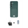MARSİLYAN™- Galaxy A35 5G Kılıf Vadi Çizgi Prime - Siyah Joko Magic 5D Cam + Kamera Lens Koruma Cam - SF