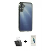 MARSİLYAN™- Galaxy A35 5G Kılıf Vadi Minimal - Şeffaf Pasifik Cam Ekran Koruyucu + Kamera Lens Koruma Cam - SF