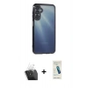MARSİLYAN™- Galaxy A35 5G Kılıf Vadi Minimal - Şeffaf Pasifik Cam Ekran Koruyucu + Kamera Lens Koruma Cam - SF