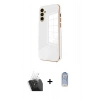 MARSİLYAN™- Galaxy A35 5G Kılıf Yankı Serisi - Siyah Joko Magic 5D Cam + Kamera Lens Koruma Cam - SF
