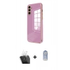 MARSİLYAN™- Galaxy A35 5G Kılıf Yankı Serisi - Siyah Joko Magic 5D Cam + Kamera Lens Koruma Cam - SF