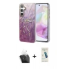 MARSİLYAN™- Galaxy A35 5G Kılıf Zirve Modern Prime - Şeffaf Pasifik Cam Ekran Koruyucu + Kamera Lens Koruma Cam - SF