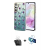 MARSİLYAN™- Galaxy A35 5G Kılıf Zirve Modern Prime - Siyah 3D Antistatik Seramik Nano Ekran Koruyucu + Kamera Lens Koruma Cam - SF