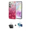 MARSİLYAN™- Galaxy A35 5G Kılıf Zirve Modern Prime - Siyah 3D Antistatik Seramik Nano Ekran Koruyucu + Kamera Lens Koruma Cam - SF