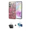 MARSİLYAN™- Galaxy A35 5G Kılıf Zirve Modern Prime - Siyah 3D Antistatik Seramik Nano Ekran Koruyucu + Kamera Lens Koruma Cam - SF