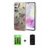 MARSİLYAN™- Galaxy A35 5G Kılıf Zirve Modern Prime - Siyah 6D Antistatik Mat Seramik Hayalet Nano Ekran Koruyucu + Raze Metal Kamera Lens - SH