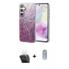 MARSİLYAN™- Galaxy A35 5G Kılıf Zirve Modern Prime - Siyah Joko Magic 5D Cam + Kamera Lens Koruma Cam - SF