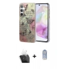 MARSİLYAN™- Galaxy A35 5G Kılıf Zirve Modern Prime - Siyah Joko Magic 5D Cam + Kamera Lens Koruma Cam - SF