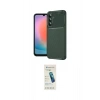 MARSİLYAN™- Galaxy A37 5G Kılıf Eksen Form Prime - Şeffaf Pasifik Cam Ekran Koruyucu