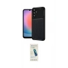 MARSİLYAN™- Galaxy A37 5G Kılıf Eksen Form Prime - Şeffaf Pasifik Cam Ekran Koruyucu