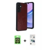 MARSİLYAN™- Galaxy A37 5G Kılıf Kıvılcım Işık Serisi - Şeffaf 3D Antistatik Seramik Nano Ekran Koruyucu + Raze Metal Kamera Lens - GS
