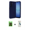 MARSİLYAN™- Galaxy A37 5G Kılıf Nova Işık - Şeffaf Pasifik Cam Ekran Koruyucu + Raze Metal Kamera Lens - SH
