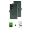 MARSİLYAN™- Galaxy A37 5G Kılıf Siluet Işık Serisi - Şeffaf 3D Antistatik Seramik Nano Ekran Koruyucu + Raze Metal Kamera Lens - GS