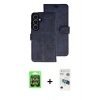 MARSİLYAN™- Galaxy A37 5G Kılıf Siluet Işık Serisi - Şeffaf 3D Antistatik Seramik Nano Ekran Koruyucu + Raze Metal Kamera Lens - GS