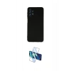 MARSİLYAN™- Galaxy A52 Kılıf Ahenk Serisi - Siyah 3D Antistatik Seramik Nano Ekran Koruyucu