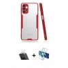 MARSİLYAN™- Galaxy A52 Kılıf Atlas Asil Serisi - Siyah 3D Antistatik Cam Ekran Koruyucu + Kamera Lens Koruma Cam - SF