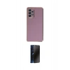 MARSİLYAN™- Galaxy A52 Kılıf Yankı Serisi - Siyah 3D Antistatik Hayalet Cam Ekran Koruyucu
