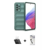 MARSİLYAN™- Galaxy A53 5G Kılıf Atlas Koleksiyonu - Şeffaf Uv Polymer Nano Ekran Koruyucu + Kamera Lens Koruma Cam - SF
