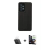 MARSİLYAN™- Galaxy A53 5G Kılıf Çekirdek Yansıma - Şeffaf Temperli Cam Ekran Koruyucu + Kamera Lens Koruma Cam - SF