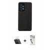MARSİLYAN™- Galaxy A53 5G Kılıf Çekirdek Yansıma - Şeffaf Uv Polymer Nano Ekran Koruyucu + Kamera Lens Koruma Cam - SF