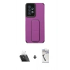 MARSİLYAN™- Galaxy A53 5G Kılıf Çekirdek Yansıma - Şeffaf Uv Polymer Nano Ekran Koruyucu + Kamera Lens Koruma Cam - SF