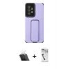 MARSİLYAN™- Galaxy A53 5G Kılıf Çekirdek Yansıma - Şeffaf Uv Polymer Nano Ekran Koruyucu + Kamera Lens Koruma Cam - SF