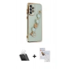MARSİLYAN™- Galaxy A53 5G Kılıf Nova Işık Prime - Siyah Seramik Nano Ekran Koruyucu + Kamera Lens Koruma Cam - SF
