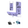 MARSİLYAN™- Galaxy A53 5G Kılıf Vadi Form Prime - Siyah 3D Antistatik Cam Ekran Koruyucu + Kamera Lens Koruma Cam - SF