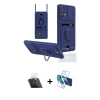 MARSİLYAN™- Galaxy A53 5G Kılıf Vadi Form Prime - Siyah 3D Antistatik Cam Ekran Koruyucu + Kamera Lens Koruma Cam - SF