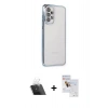 MARSİLYAN™- Galaxy A53 5G Kılıf Vadi Minimal - Siyah Seramik Nano Ekran Koruyucu + Kamera Lens Koruma Cam - SF